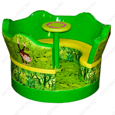 Электрическая карусель детская 4KIDS "Джунгли"