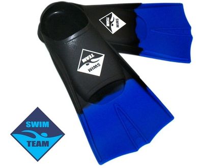Ласты для бассейна размер 33-35 SWIM TEAM :TE-2737-2  (чёрно-синий)
