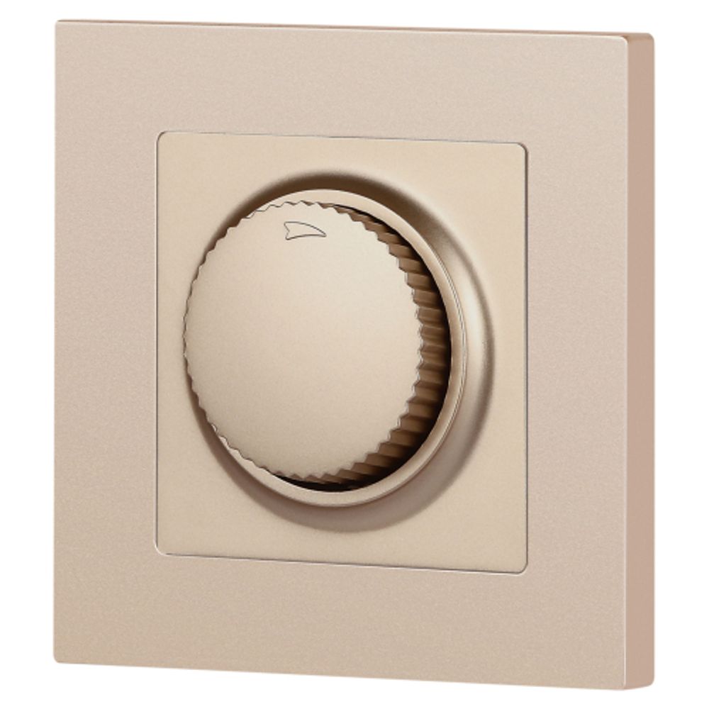 Светорегулятор Intro Accent 6-401-04 поворотный, 600Вт 230В, IP20, СУ, шампань