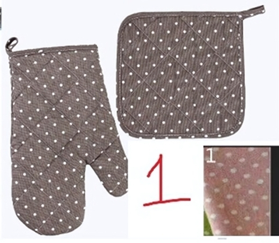 Прихватка в наборе варежкой «HomeStyle», цвет пудровый