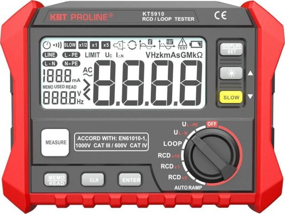 Измеритель сопротивления изоляции КВТ KT 5910 PROLINE 87241