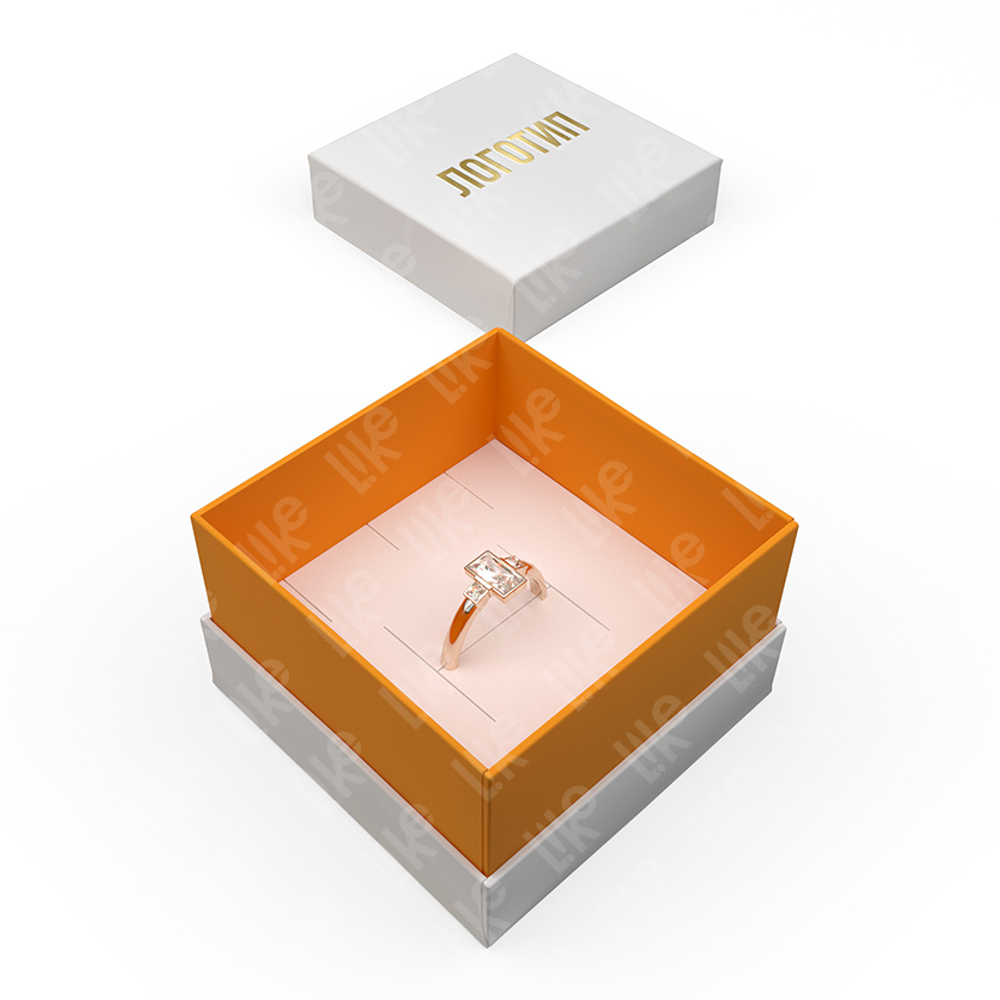 Футляр картонный с прослойкой «Степ» 65x65x45 мм.