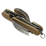 Разборный туристический мультитул со столовыми приборами 6-в-1