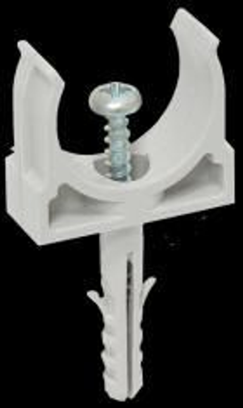 Держатель с защёлкой и дюбелем CT16 (10шт/упак) IEK