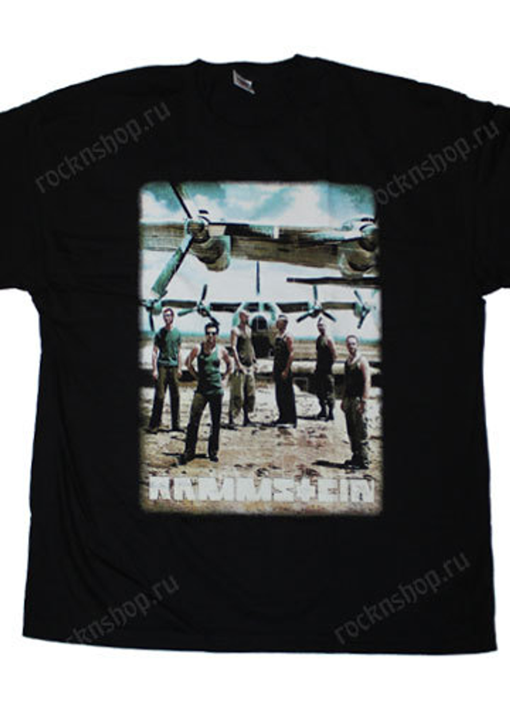 Футболка Rammstein самолет