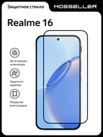 Защитное стекло для Realme 16, полная проклейка, MosSeller