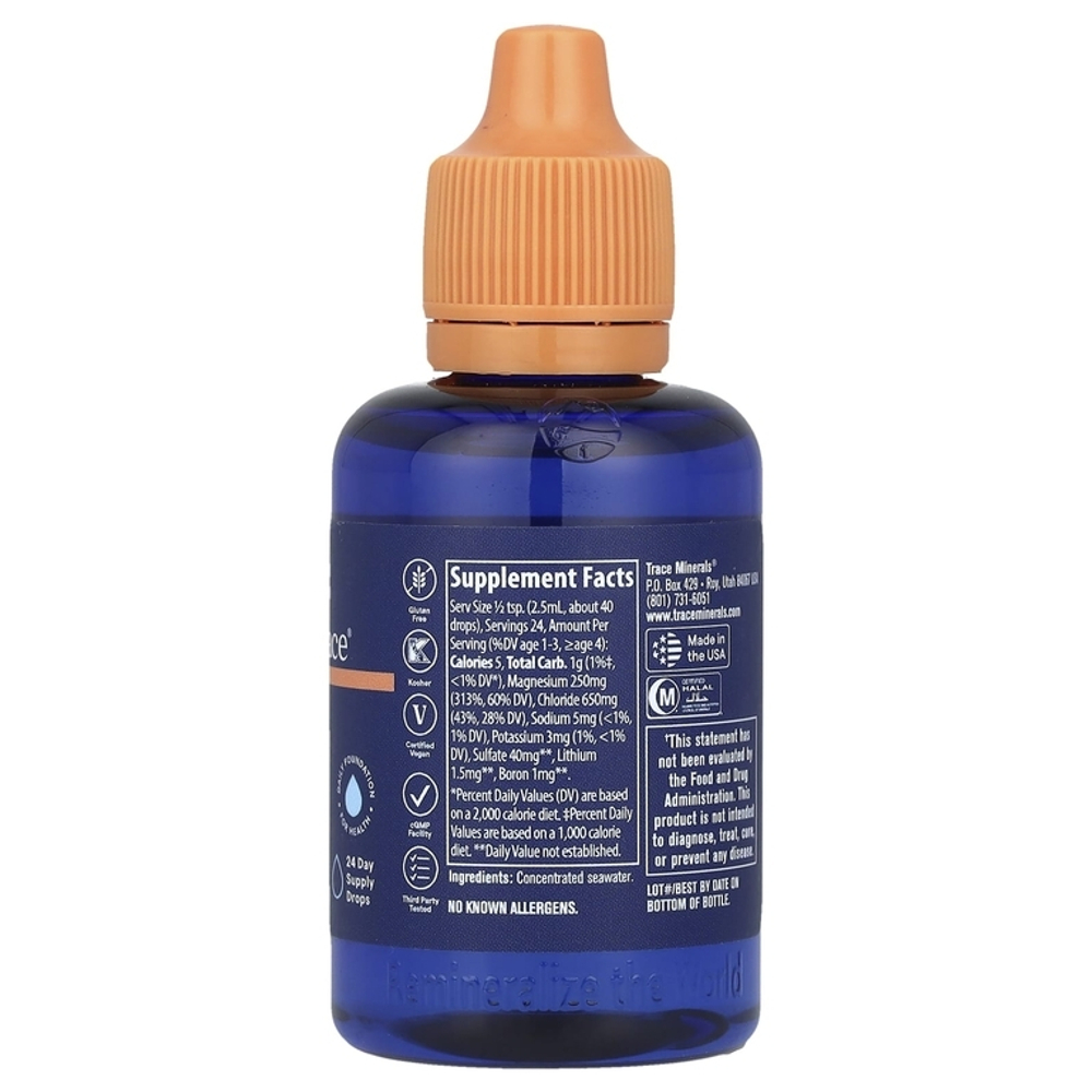 Trace ConcenTrace®, Минеральный комплекс в каплях, 59 мл (2 жидк. унции)