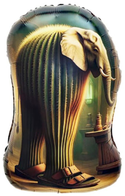 Фигура "Мем Слон кактус - Лирили Ларила"