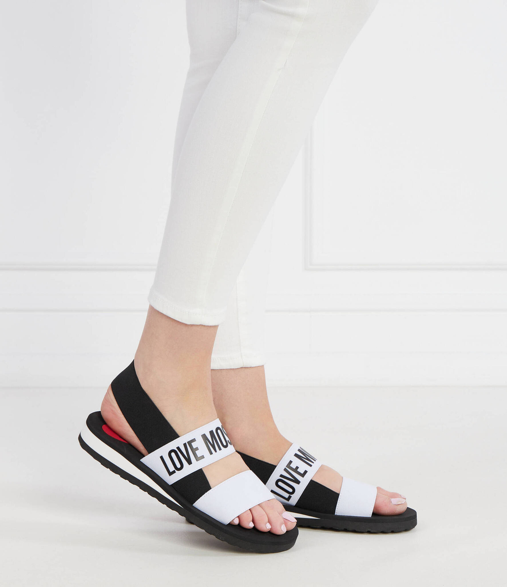 Босоножки EVA30 ELASTICO Love Moschino - черный(JA16033G0IJN4)