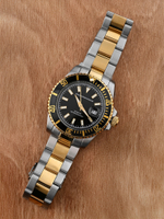 Часы кварцевые Neptune, black gold