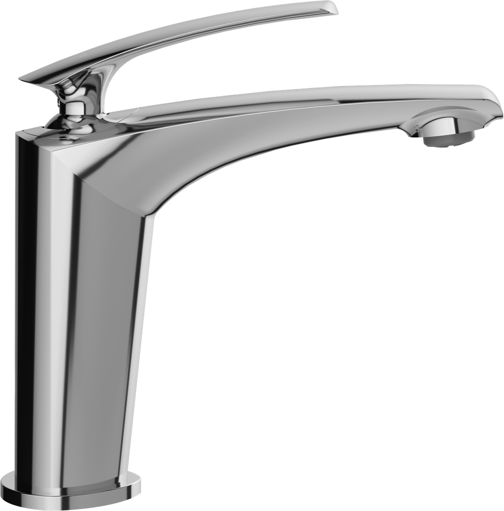 Смеситель для раковины STWORKI Гётеборг S03010CR + донный клапан SW-001CR хром