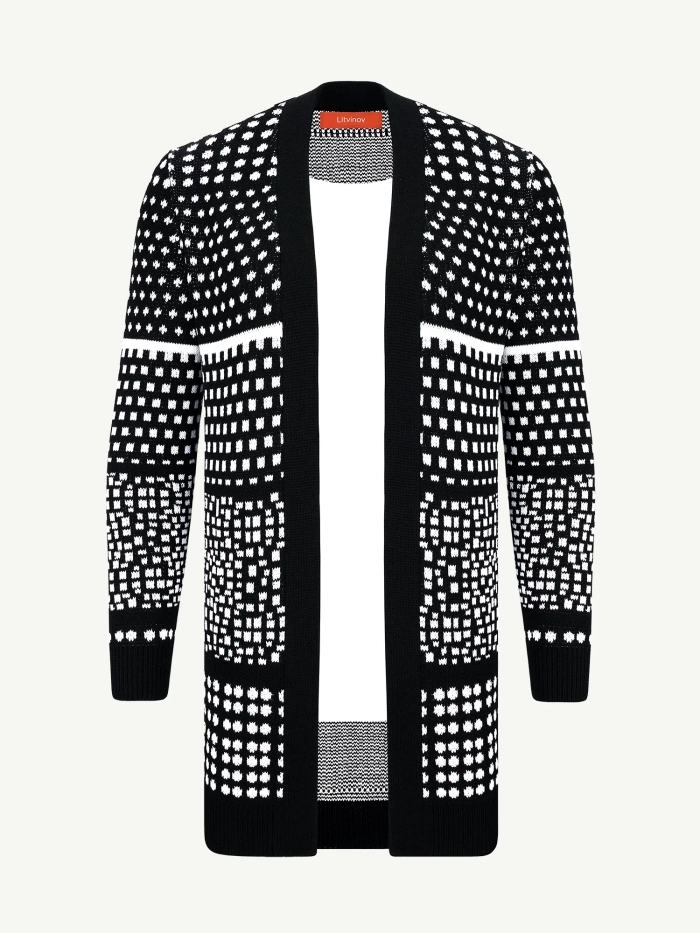 Кардиган с планкой