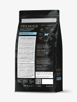 Сухой корм для кошек Premier Cat Sterilised стерилизованных и кастрированных котов лосось с индейкой 0,4кг