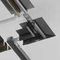 Угол-соединитель 45° Exility X встраиваемый под ГКЛ 12,5мм, черный Maytoni Technical EXILITY X Accessories for tracks Exility X TRA239CLS-42.12B