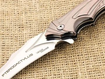 Нож A-180 Pterodactylus автоматический керамбит / Ножемир / Чёткий Расклад