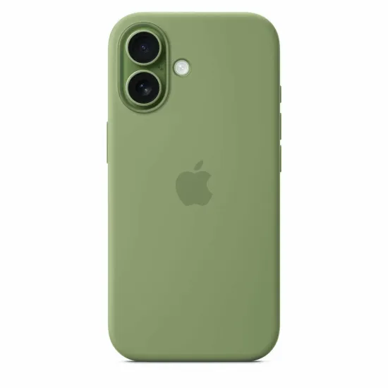 Чехол Apple 17 Silicone Case with MagSafe – Light Moss
