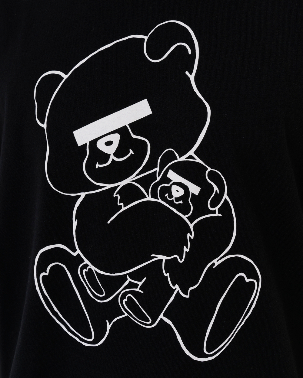 UNDERCOVER ФУТБОЛКА ЧЕРНАЯ БАЗОВАЯ ПРИНТ BIG BEAR