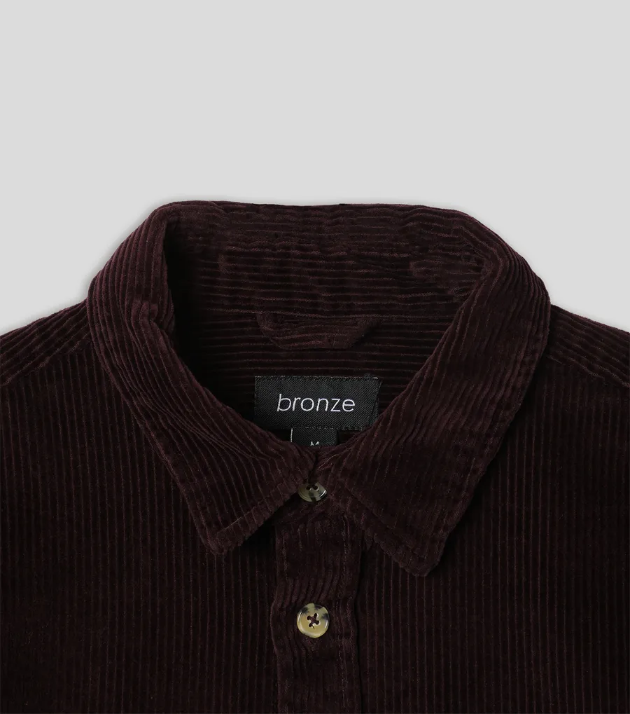 Corduroy button up jacket clearance