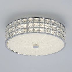 Citilux Портал CL32413G1 LED RGB Люстра хрустальная с пультом Хром