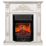 Каминокомплект Real Flame Anita WT с очагом Majestic Lux Black (без пульта)