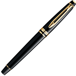 Waterman Expert - Black GT, ручка-роллер, F, BL