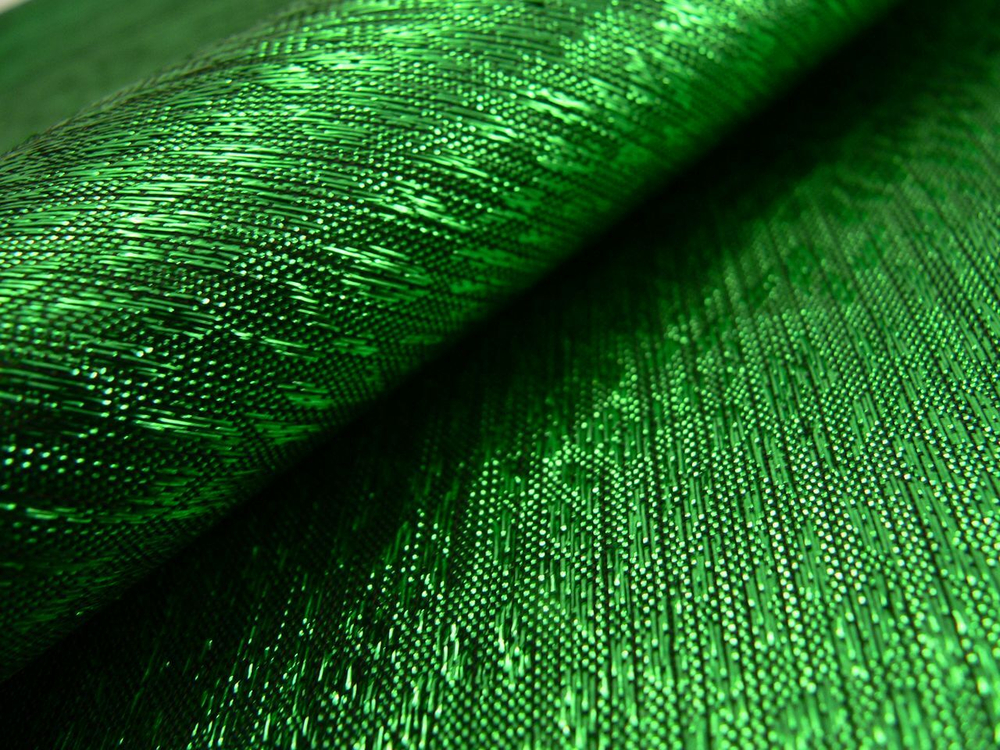 Ткань Парча зеленая арт. 104109