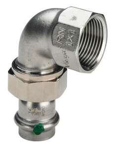 Угловое разъемное соединение Viega Sanpress Inox ВР SC-Contur серия 2355