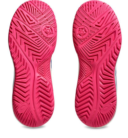 Детские Кроссовки теннисные Asics Gel-Dedicate 8 GS - кремовый/темный кобальт