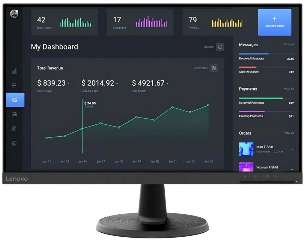 Монитор 23,8" Lenovo ThinkVision C24-40