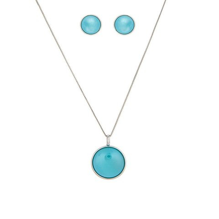 Комплект Possebon Pearl Blue Sky Agate S1565.21 B/S
