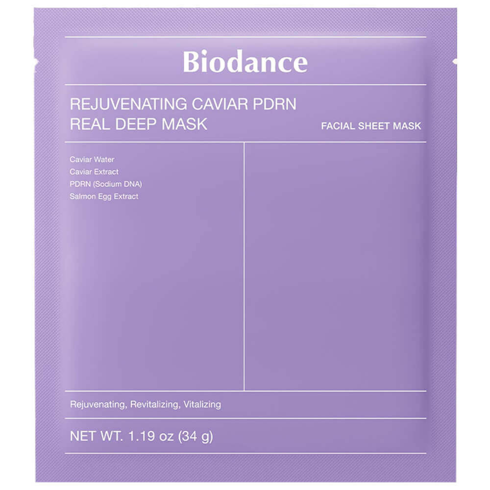 Гидрогелевая маска с экстрактом икры BIODANCE Refreshing Caviar PDRN Real Deep Mask