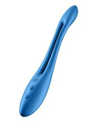 Синий многофункциональный вибратор для пар Satisfyer Elastic Game