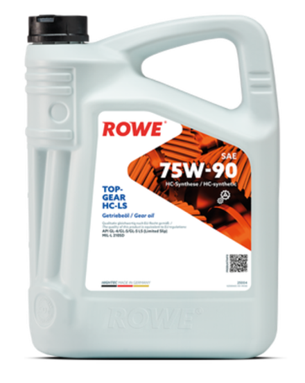 Масло трансмиссионное ROWE HIGHTEC TOPGEAR SAE 75W-90 HC-LS (5 л.)