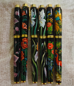 Ручка Parker и Waterman с индивидуальной росписью на заказ