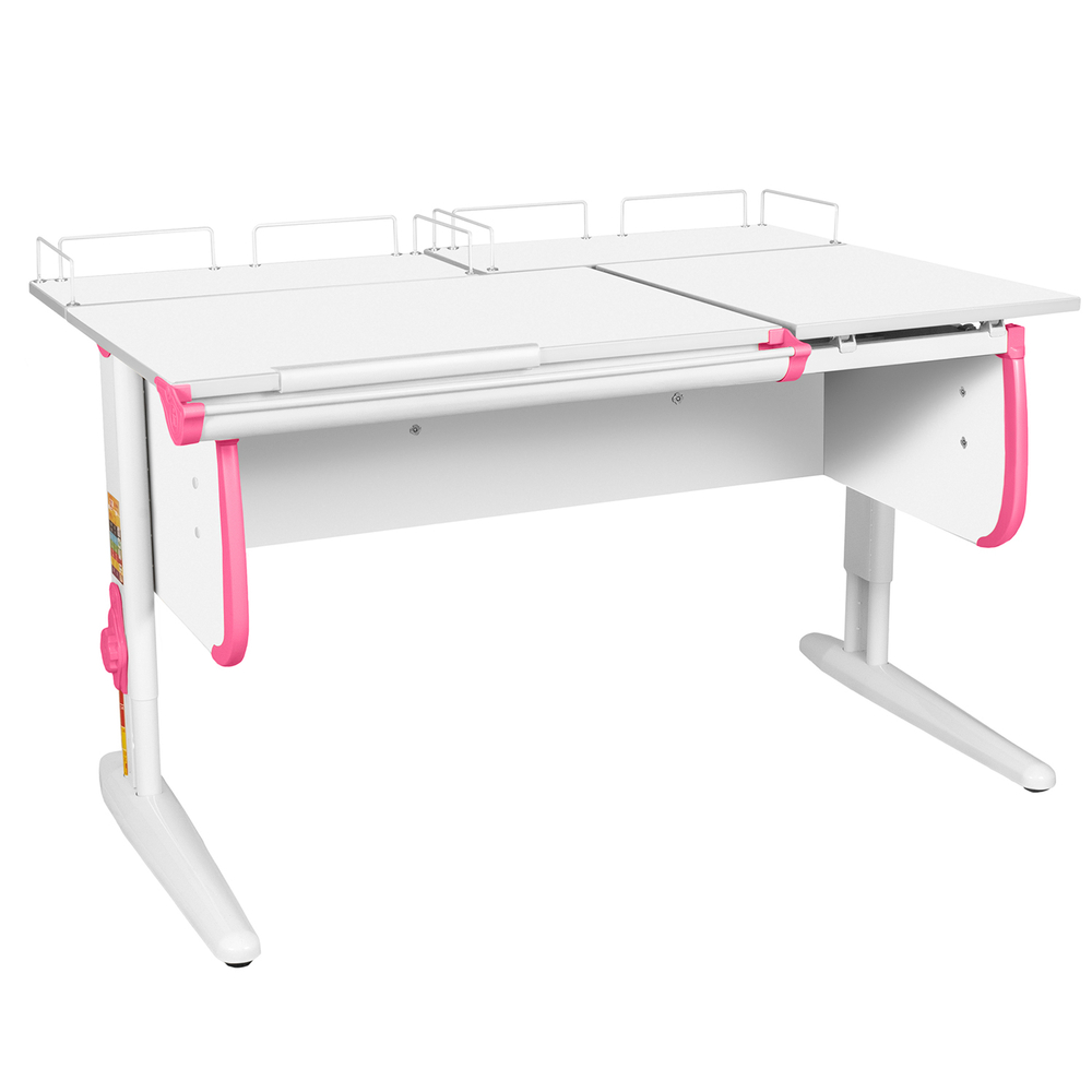 Растущая парта  Дэми СУТ 25 с задними полками СУТ.15.210 (1200×880 мм)