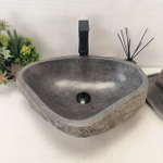 Раковина из речного камня RS-63683 (53*39*15) 0122