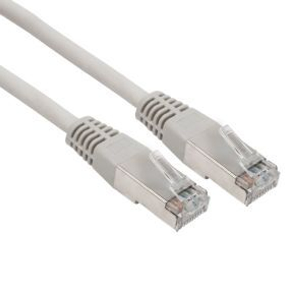 REXANT Патч-корд F/UTP, категория 6, RJ45-RJ45, экранированный, LSZH  серый, 0,5 м