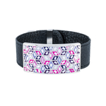 Браслет Fiore Luna на черном кожаном ремешке CB13209-7