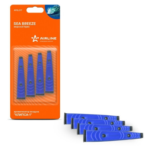 Ароматизатор на дефлектор  Клипса-1  Морской бриз (AIRLINE)
