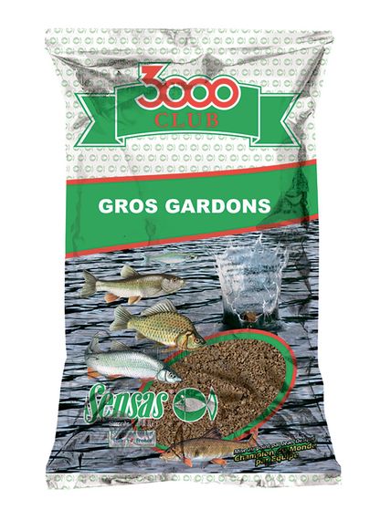 Прикормка Sensas 3000 Club GROS GARDONS 1кг