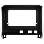 Комплект рамки с разъёмами 10"+can Nissan Serena 5 C27 2016-19 [F2][Right(круг-опция) с серебристой окантовкой - Car-Smart 9541