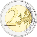 2 евро Финляндия "100 лет независимости Финляндии" 2017 год
