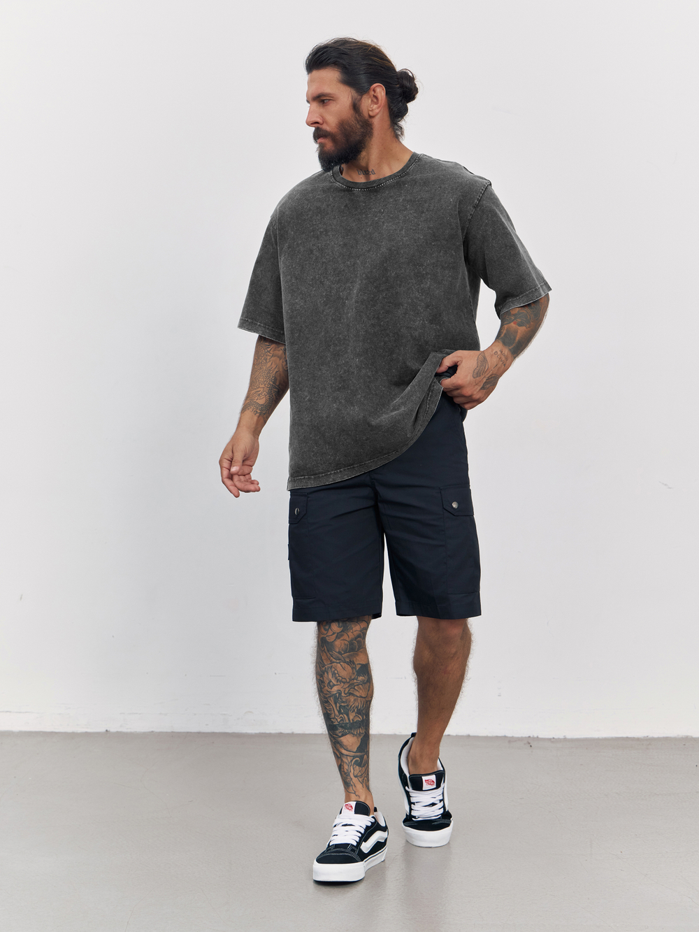 Футболка garment dyed (хаки)