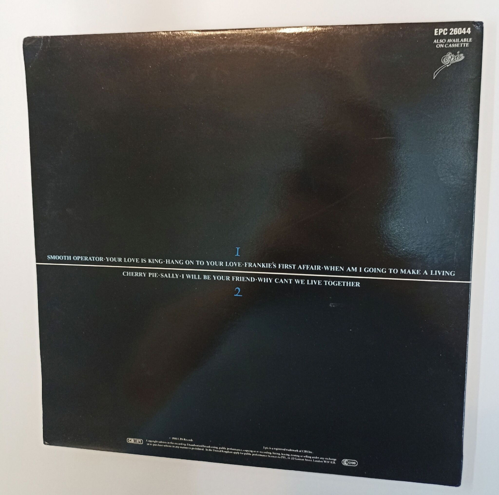 Винтажная виниловая пластинка LP Sade Diamond Life (UK 1985)
