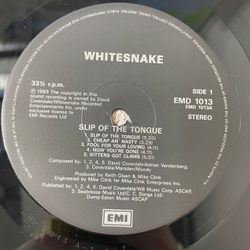 Винтажная виниловая пластинка LP Whitesnake Slip Of The Tongue (Англия 1989)