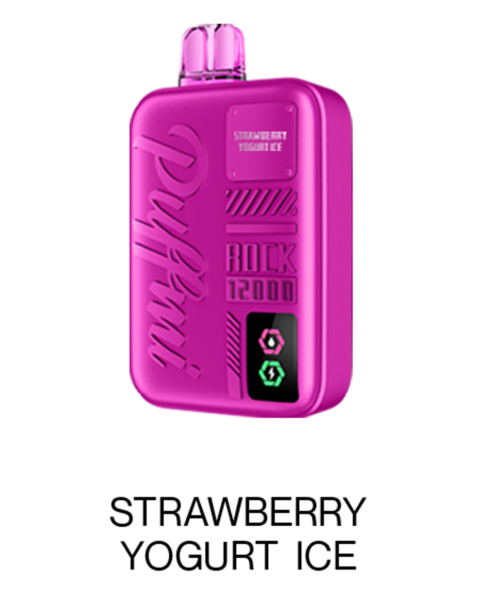 Puffmi Rock Strawberry yogurt ice Клубничный йогурт-лёд 12000 купить в Москве с доставкой по России