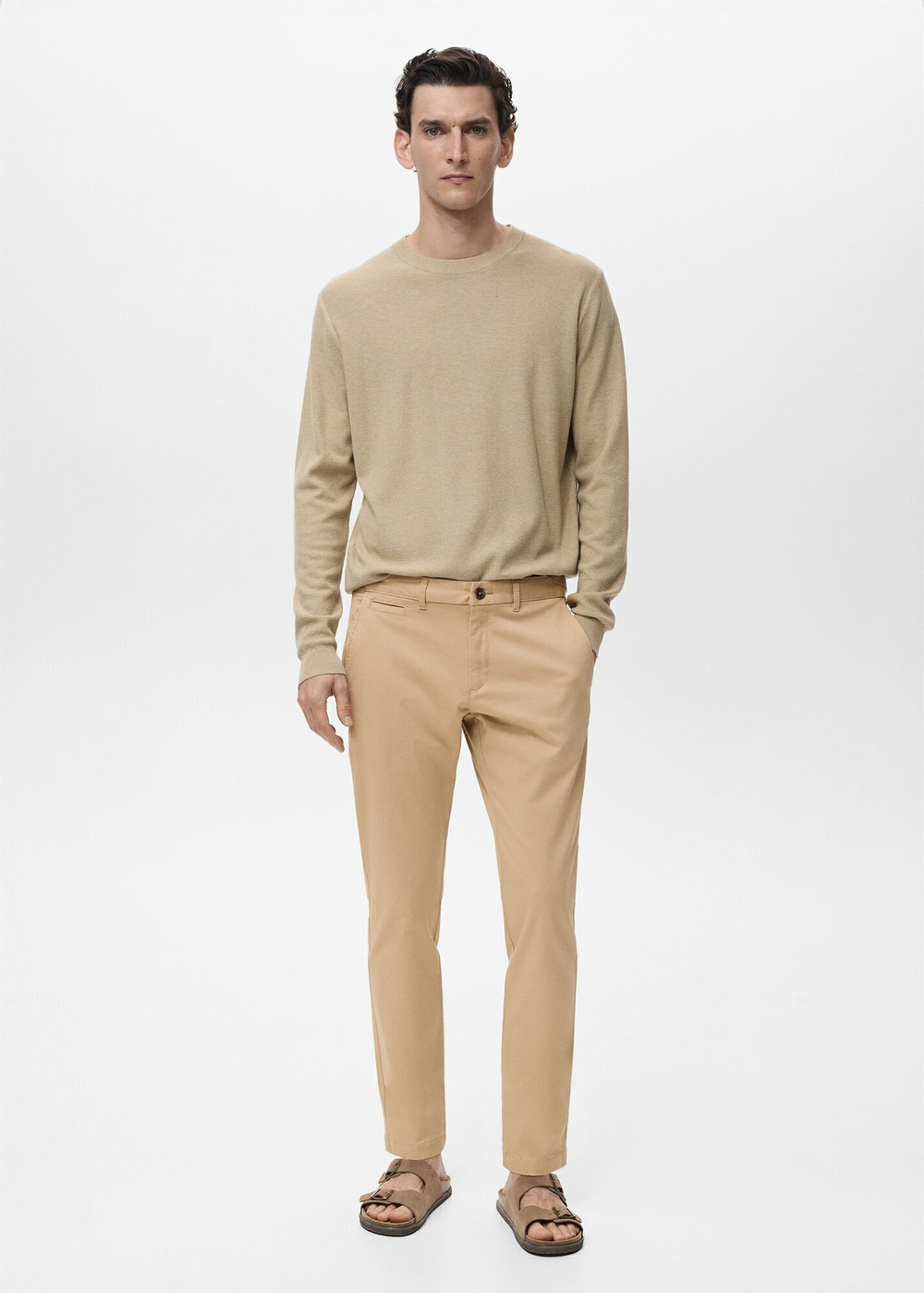 Укороченные брюки-чинос Prato tapered fit