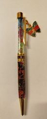 Qələm \ Ручка \ Pen Kəpənəkli, naxışlı