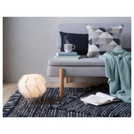 Чехол на подушку IKEA SVARTHO (СВАРТХО), Серо-бежевый, 50x50 см