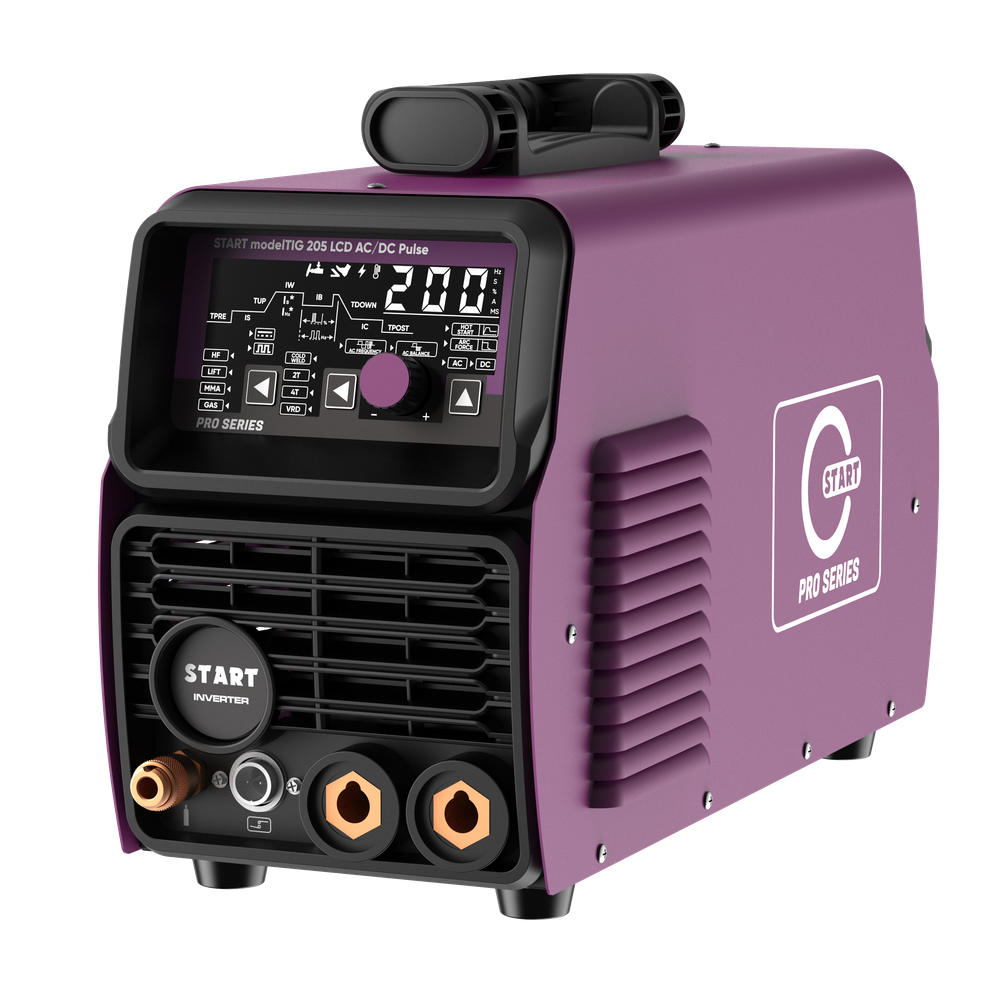 START modelTIG 205 LCD AC/DC TIG PULSE Установка аргонодуговой сварки 3W205APL